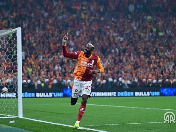 Galatasaray FC striker and vice-captain of the Nigeria national team, Victor Osimhen (Image: Files)