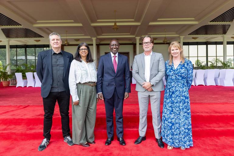 President Ruto hosts a high level delegation from the International Federation of the Phonographic Industry (IFPI) at State House, Nairobi (Image: Files)