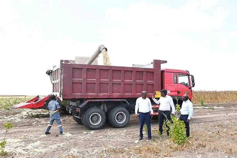PS Dr.  Dr.Kipronoh Ronoh Paul  (Agriculture) and PS Ephantus Kimotho Kimani (Irrigation) during a progress evaluation visit to the Galana-Kulalu and Bura Irrigation Schemes on July 31st 2026 (Image: Files)