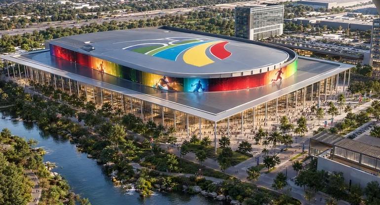 File image of the artistic impression for the proposed indoor sports and entertainment arena