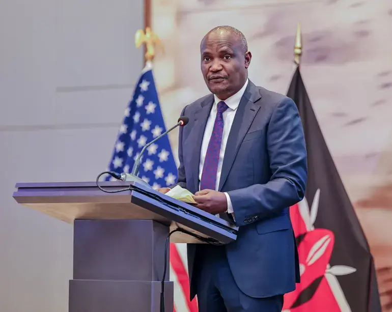 National treasury CS John Mbadi. Image( National treasury)