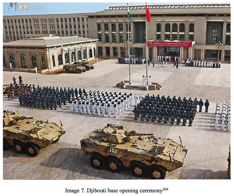 China's military base in Djibouti