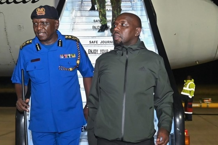 Interior CS Kipchumba Murkomen with Police IG Douglas Kanja