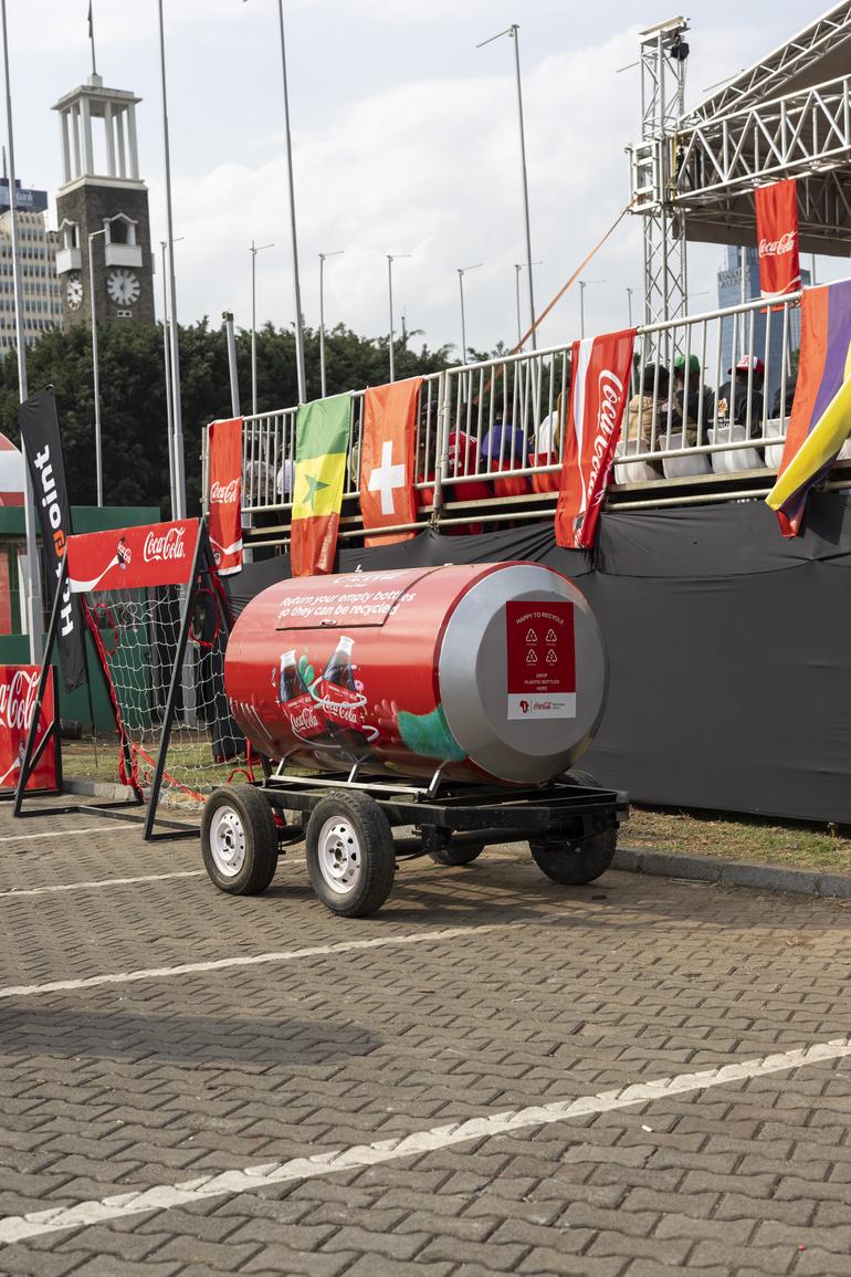 Coca-Cola sherehe ya finali watch party at the KICC