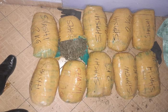 some of the bhang seized by the DCI.(Image: DCI)