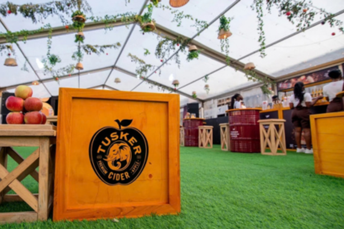 Tusker Cider Peaches & Cream event