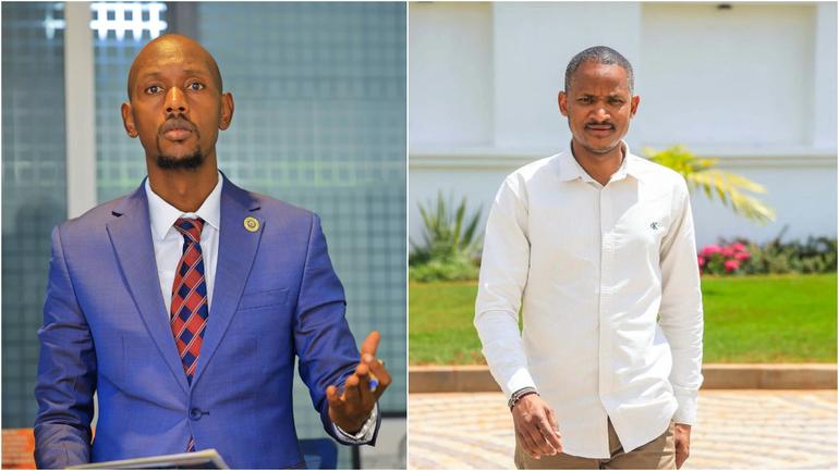 Geoffrey Mosiria and Babu Owino.