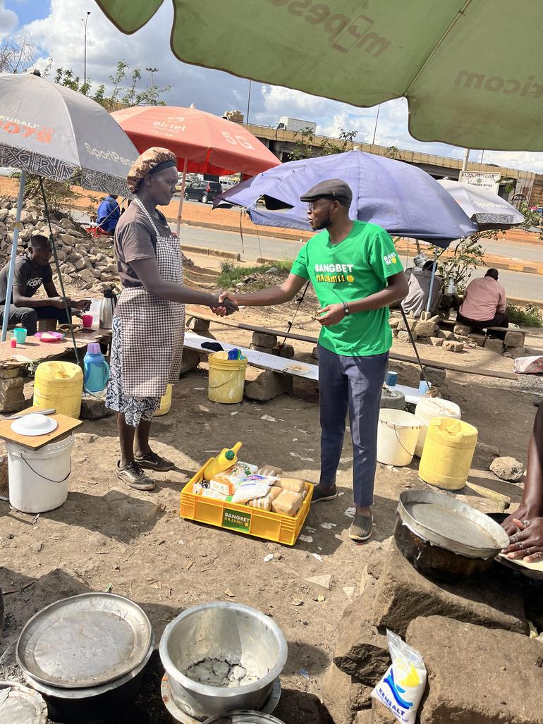 Through the Bangbet na Jamii corporate social responsibility (CSR) initiative, small scale traders have received a boost that has opened a path towards earning an honest living.