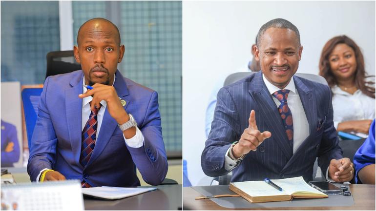 Geoffrey Mosiria and Babu Owino.
