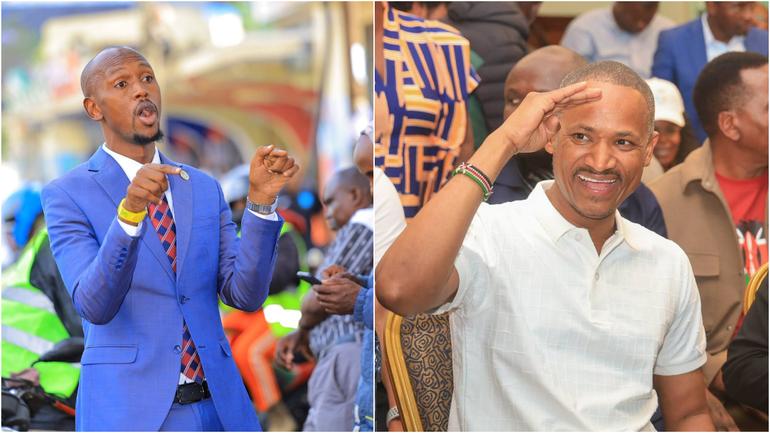 Geoffrey Mosiria and Babu Owino.