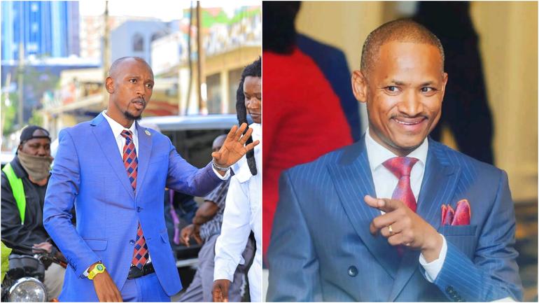 Geoffrey Mosiria and Babu Owino.