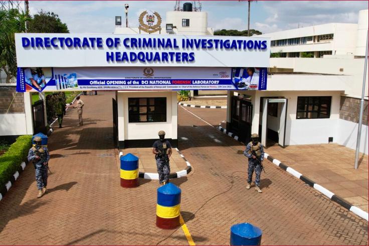 Directorate of Criminal Investigations (DCI) headquarters along Kiambu Road