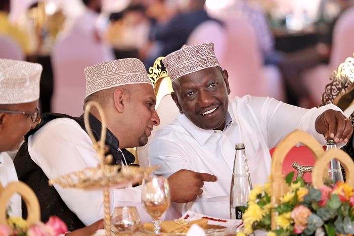 President William Ruto and Imran Khosla at Zakir Khosla's wedding