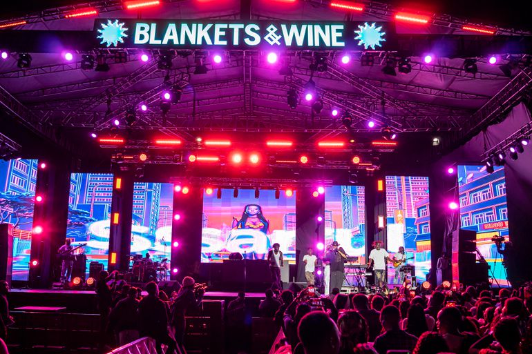 Blankets & Wine Live Stage