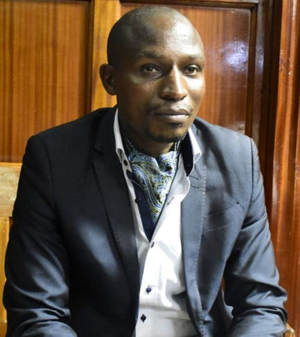 Francis Onyango when he appeared in court