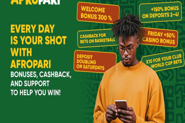 Win every day with AfroPari bonuses!