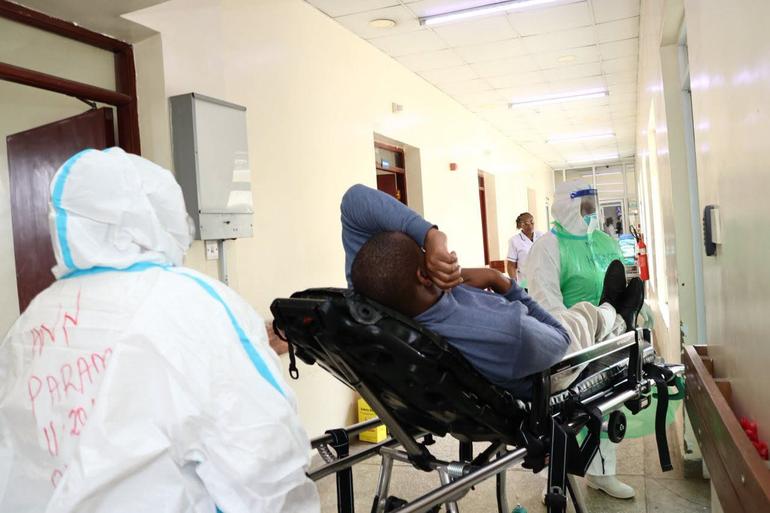 Kenyatta National Hospital medics conducts the Kenya Bundibugyo Ebola Virus Disease (BVD) Simulation Exercises with Mbagathi Hospital on Wednesday 24th June 2026 (Image: KNH)
