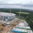 Ongoing construction of the Bomas International Convention Complex (BICC)