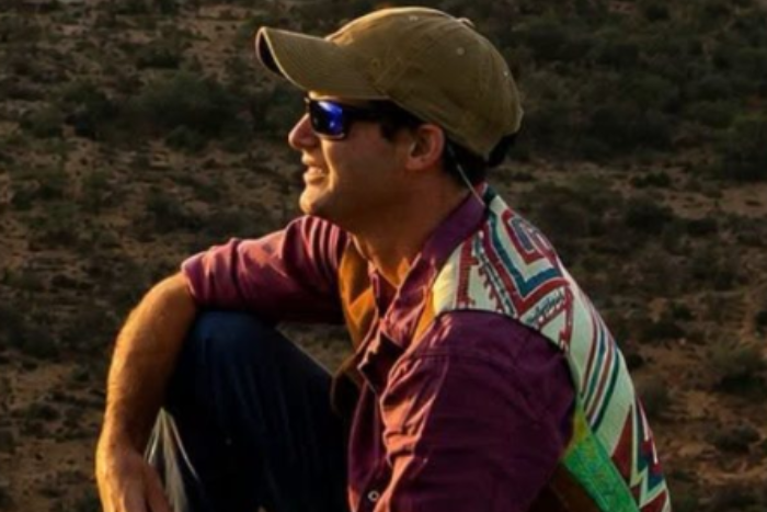 Pilot Josh Outram. (Image: Loisaba Conservancy)
