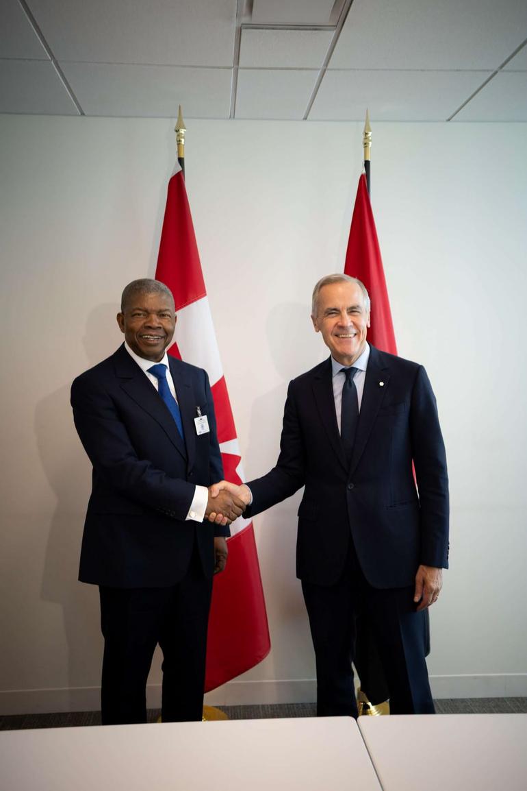 President João Lourenço meets Canadian Prime Minister Mark Carney on the margins of the 81st Session of the United Nations General Assembly, New York (Image: Files)