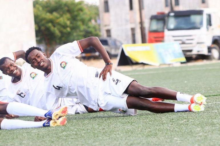 Harambee Stars junior team - Rising Stars in a training session ahead of their AFCON U20 Qualifier against Burundi (Image: Files)