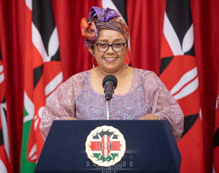 Former First Lady Mama Margaret Kenyatta