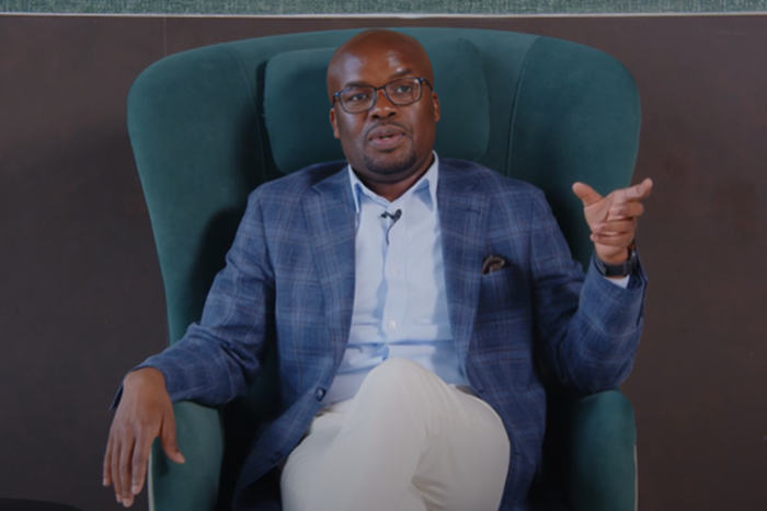 Interior Principal Secretary Raymond Omollo during an interview