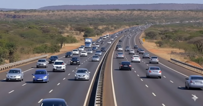 Artistic impression of the Rironi–Nakuru–Mau Summit Highway. 