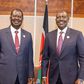President William Ruto with former PM Raila Odinga