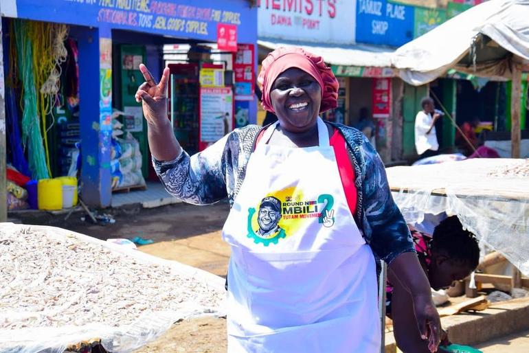 A business woman running a grocery stall in Homa Bay County (Image: Files)
