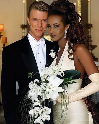 David Bowie and Iman shared one of the most famous and enduring love stories in music and fashion, remaining married from 1992 until Bowie's death in 2016 (Image: Files)
