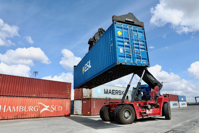 Containers at the Inland Container Depot (ICD), Naivasha. (Image: Kenya Ports Authority)