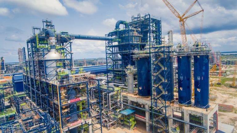 The Dangote Petroleum Refinery in Lekki, Lagos State, Nigeria, is the world's largest single-train oil refinery and Africa's largest and most advanced refining facility (Image: Files)