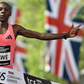 Sabastian Sawe becomes the first person ever to break the 2-hour barrier in official race conditions, storming to a historic 1:59:30 at the London Marathon in April 2026. (Image: World Athletics)