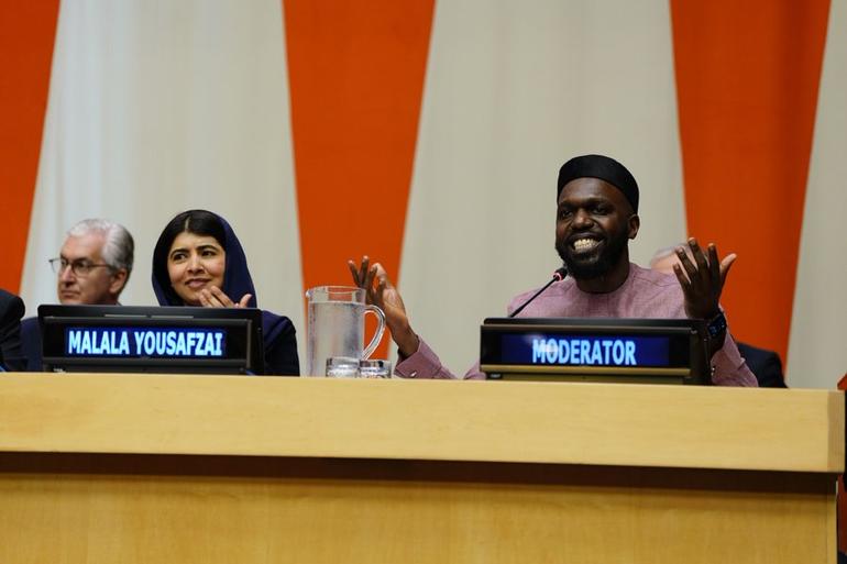 Larry Madowo moderated a high-stakes fundraiser at the UN General Assembly in New York that pulled in a staggering Sh453 billion in just 90 minutes.
