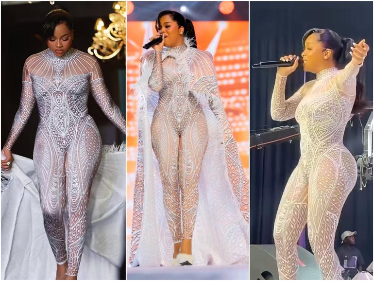 Singer Nandy, real name Faustina Charles Mfinanga during a performance at Miss Universe Tanzania contest.