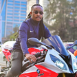 DJ Moh Spice on his superbike