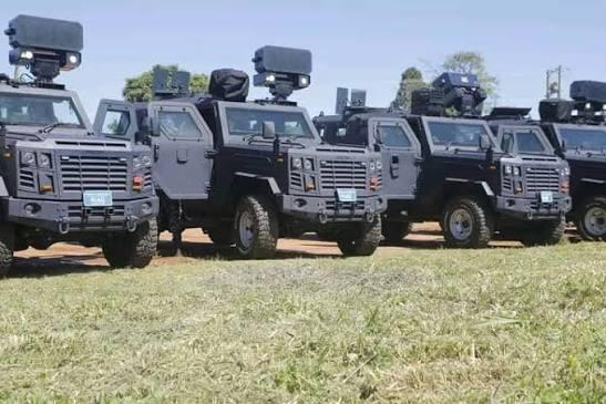 LRAD sound devices mounted on police vehicles