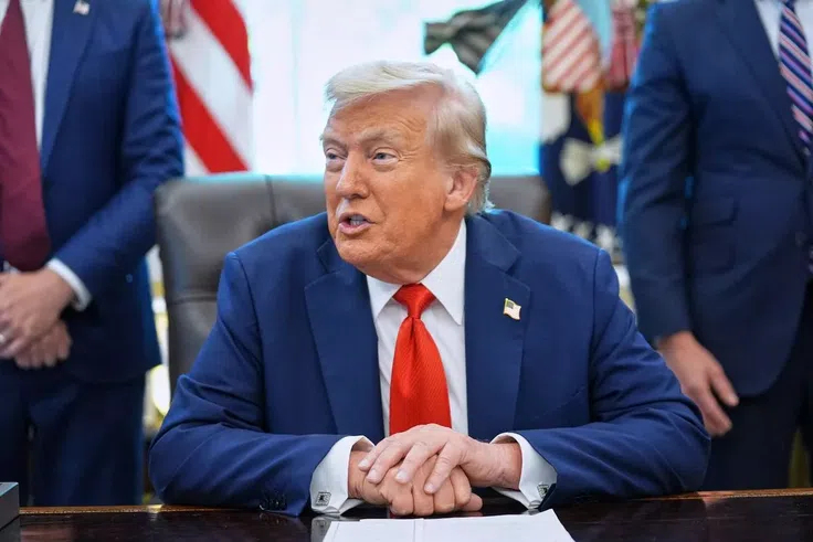 U.S. President Donald Trump at the White House on August 25, 2025