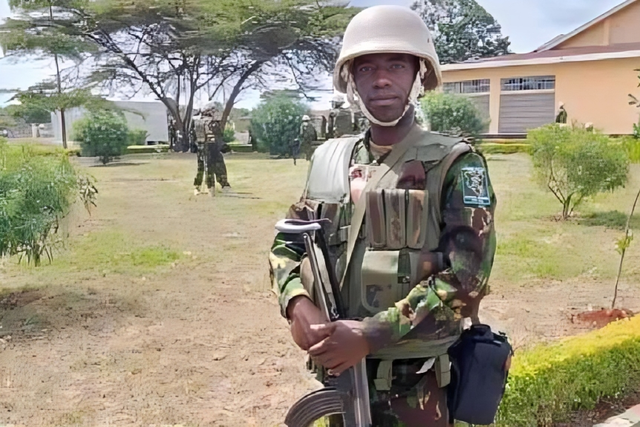 Police Constable Benedict Kabiru, who went missing in Haiti during a peacekeeping mission in March. 