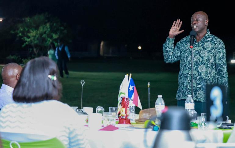 Former Deputy President Rigathi Gachagua speaking at an event in Texas, USA as part of his ongoing tour.