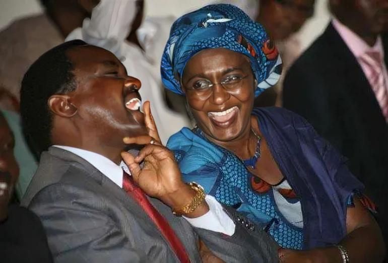 File image of Kalonzo Musyoka with his wife Pauline