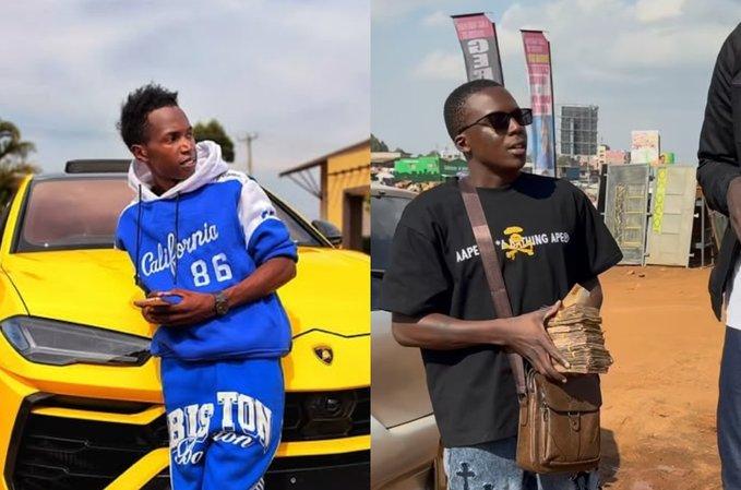 A collage of Kenyan Prince and Graig the Billionnaire  (Image:K24TV)