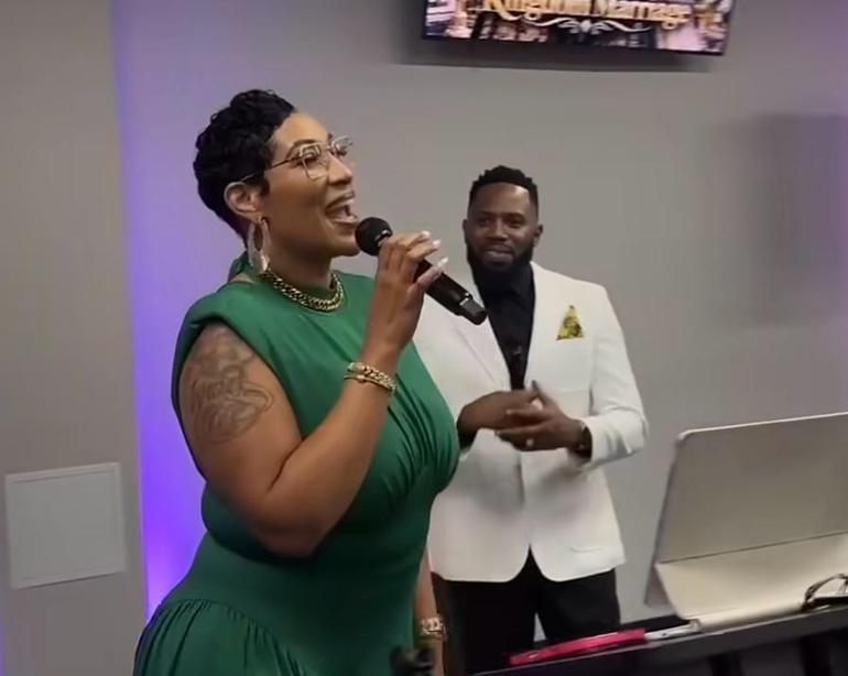 Israel Ford with his wife Lydia.