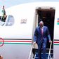 President William Ruto disembarking from a plane