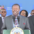 Prime CS Musalia Mudavadi addressing the media on November 26, 2024