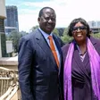 The late Raila Odinga with the late Beryl Odinga