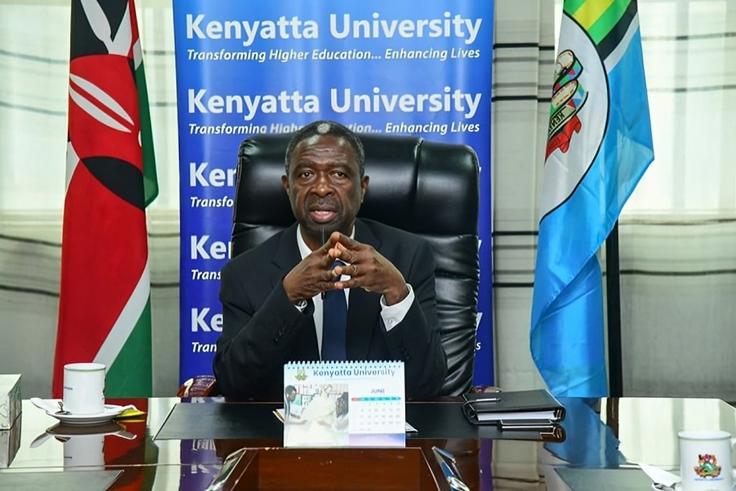 Kenyatta University newly appointed Vice Chancellor John Okumu