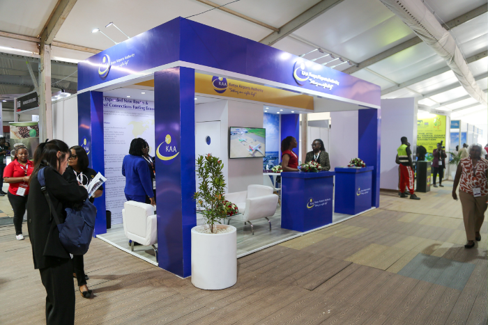 Kenya Airports Authority booth. (Image: KAA)