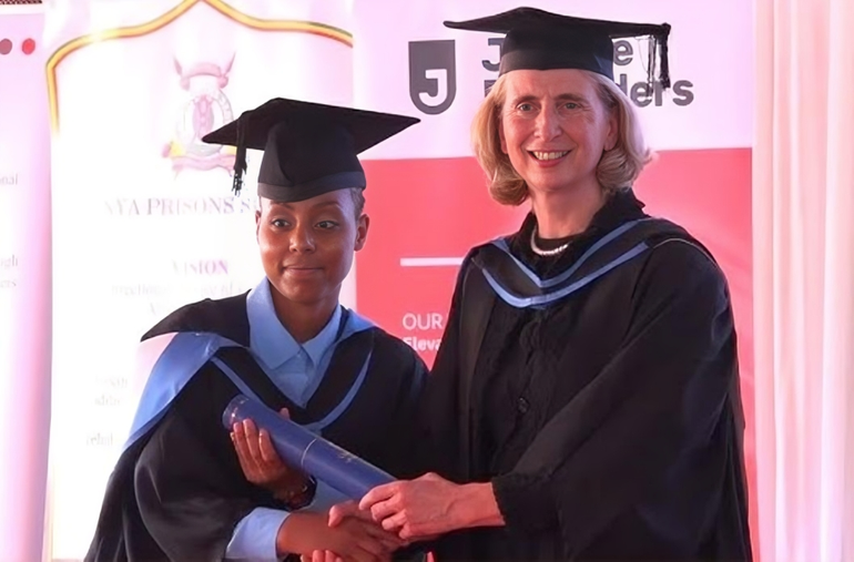 Prison beauty queen Ruth Kamande graduates with law degree behind bars